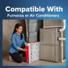 imageFiltrete 20x25x4 AC Furnace Air Filter MPR 1000 MERV 11 Fits Honeywell ampamp AprilAire SpaceGard Allergen Defense Electrostatic Air Cleaning Filter 2Pack actual size 1988 x 2463 x 43120x25x6