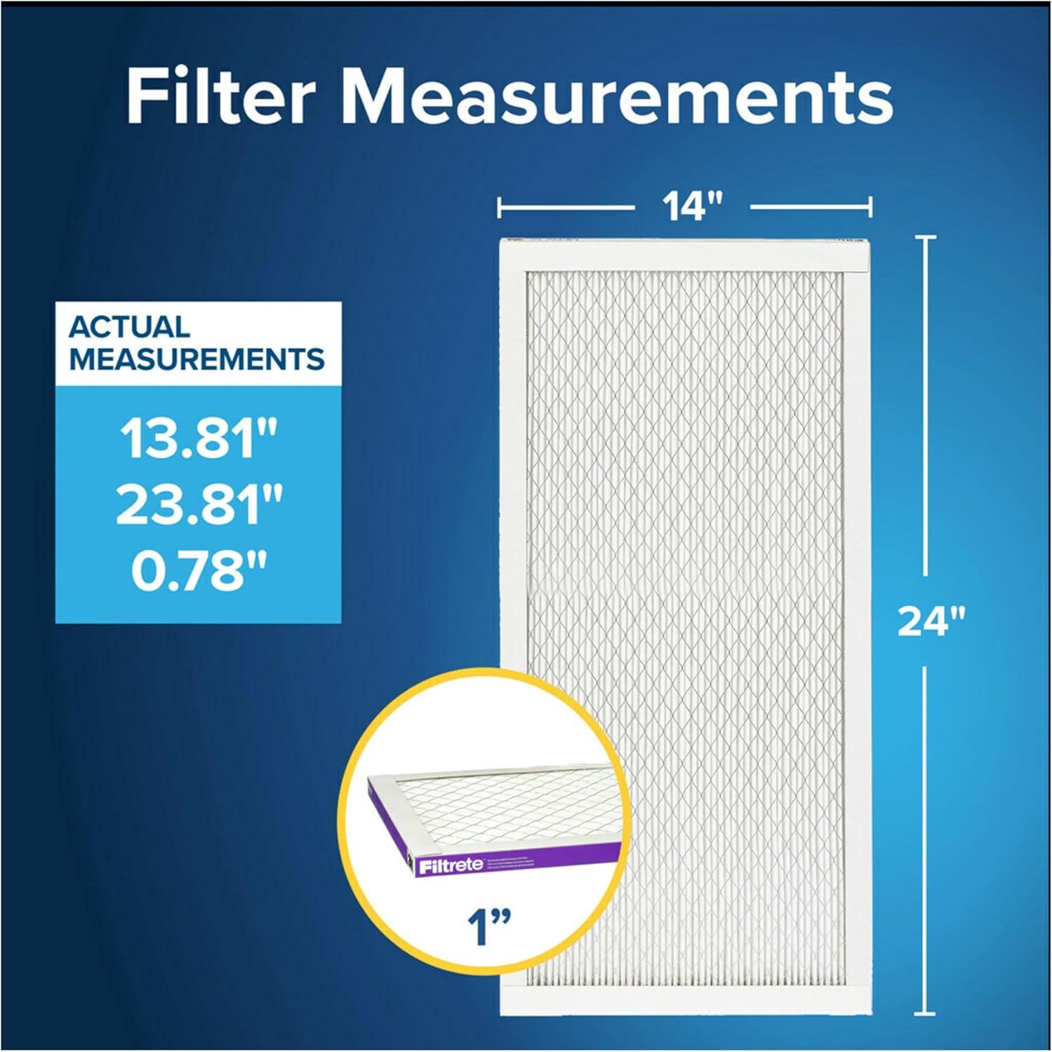 imageFiltrete 20x30x1 AC Furnace Air Filter MERV 12 MPR 1500 CERTIFIED asthma ampamp allergy friendly 3 Month Pleated 1Inch Electrostatic Air Cleaning Filter 2Pack Actual Size 1981x2981x078 in14x24x1