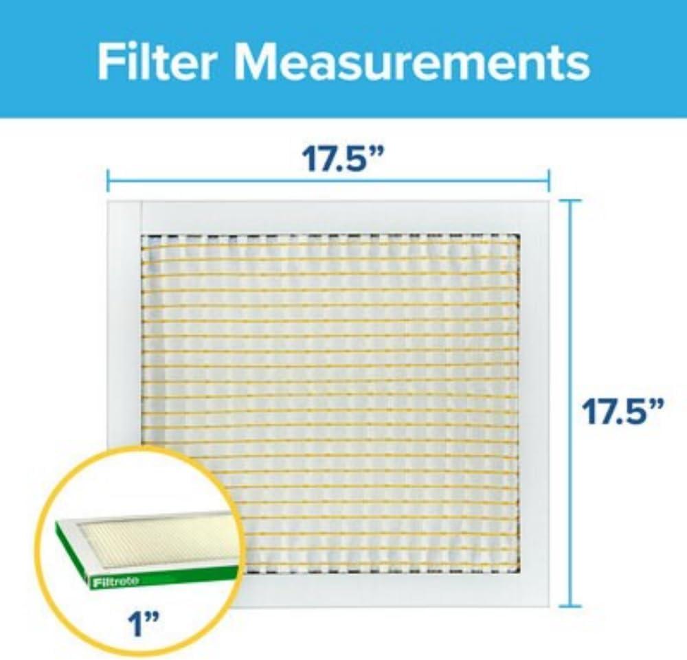 imageFiltrete Electrostatic Air Filter 700 MPR 16 in x 25 in x 1 in 406 cm x 635 cm x 25 cm17x17x1