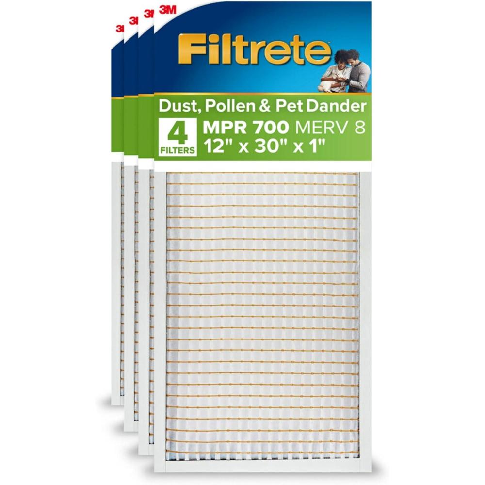 imageFiltrete Electrostatic Air Filter 700 MPR 16 in x 25 in x 1 in 406 cm x 635 cm x 25 cm12x30x1