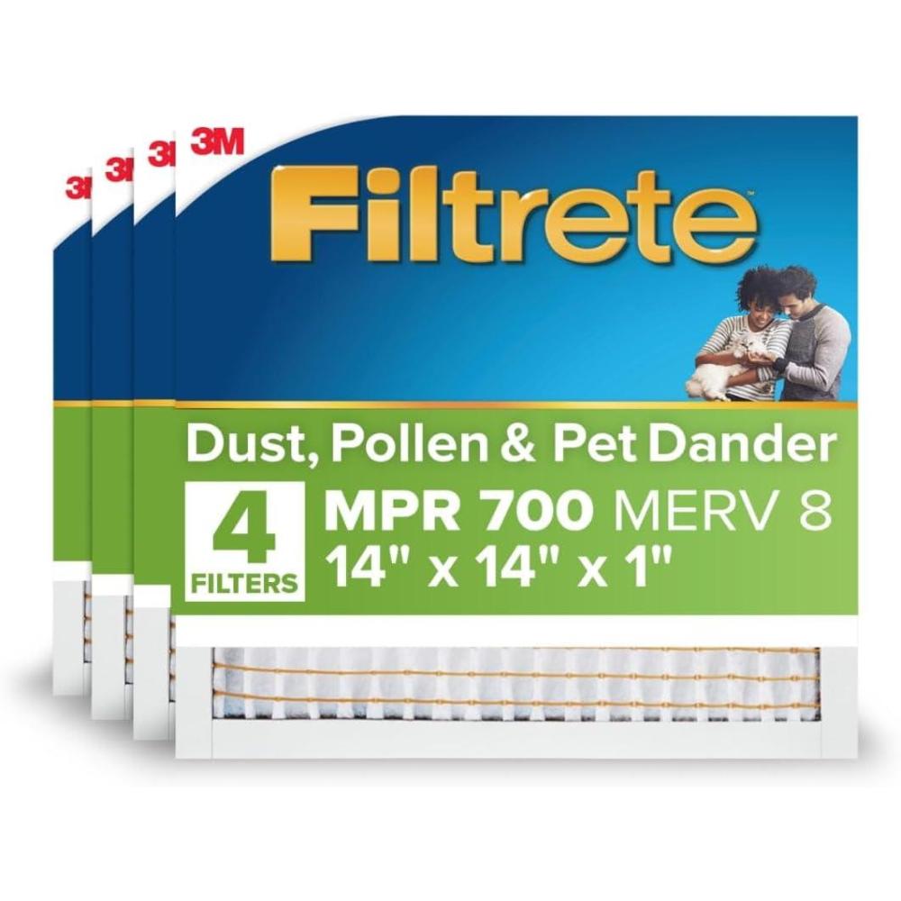 imageFiltrete Electrostatic Air Filter 700 MPR 16 in x 25 in x 1 in 406 cm x 635 cm x 25 cm14x14x1