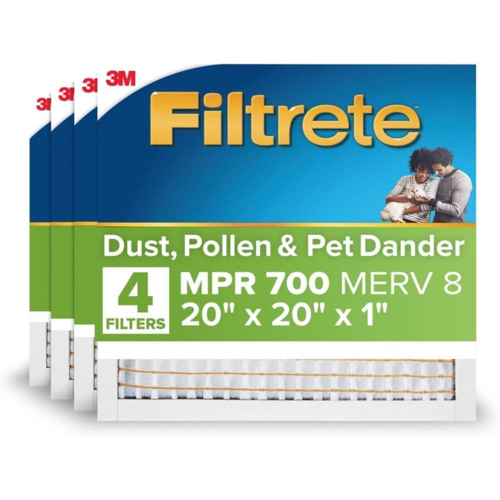 imageFiltrete Electrostatic Air Filter 700 MPR 16 in x 25 in x 1 in 406 cm x 635 cm x 25 cm20x20x1