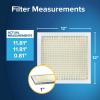 imageFiltrete 12x20x1 Air Filter MPR 300 MERV 5 Clean Living Basic Dust 3Month Pleated 1Inch Air Filters 6 Filters12x12x1
