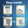 imageFiltrete 12x20x1 Air Filter MPR 300 MERV 5 Clean Living Basic Dust 3Month Pleated 1Inch Air Filters 6 Filters14x20x1