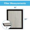 imageFiltrete 14x20x1 Air Filter MPR 2800 MERV 14 Healthy Living Ultrafine Particle Reduction 3Month Pleated 1Inch Air Filters 2 Filters16x20x1