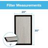 imageFiltrete 14x20x1 Air Filter MPR 2800 MERV 14 Healthy Living Ultrafine Particle Reduction 3Month Pleated 1Inch Air Filters 2 Filters204 x 31 x 25