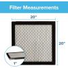 imageFiltrete 14x20x1 Air Filter MPR 2800 MERV 14 Healthy Living Ultrafine Particle Reduction 3Month Pleated 1Inch Air Filters 2 Filters20x20x1