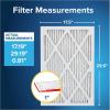 imageFiltrete 16x20x1 AC Furnace Air Filter MERV 11 MPR 1000 Micro Allergen Defense 3Month Pleated 1Inch Electrostatic Air Cleaning Filter 6 Pack Actual Size 1569 x 1969 x 081 in175x295x1