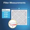imageFiltrete 20x25x1 AC Furnace Air Filter MERV 11 MPR 1000 Micro Allergen Defense 3Month Pleated 1Inch Electrostatic Air Cleaning Filter 4 Pack Actual Size 1969 x 2469 x 081 in18x18x1