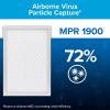 imageFiltrete 20x25x1 AC Furnace Air Filter MERV 13 MPR 1900 Premium Allergen Bacteria ampamp Virus Filter 3Month Pleated 1Inch Electrostatic Air Cleaning Filter 6Pack Actual Size 1969x2469x078 in14x24x1