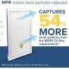 imageFiltrete 20x25x1 AC Furnace SMART Air Filter MERV 12 MPR 1500 Track Filter Life With Bluetooth Enabled Sensor CERTIFIED asthma ampamp allergy friendly 2Pack Actual Size 19719x24688x078 in20 x 20 x 20