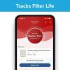 imageFiltrete 20x25x1 AC Furnace SMART Air Filter MERV 12 MPR 1500 Track Filter Life With Bluetooth Enabled Sensor CERTIFIED asthma ampamp allergy friendly 2Pack Actual Size 19719x24688x078 in14x14x1