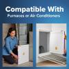 imageFiltrete 20x25x1 AC Furnace SMART Air Filter MERV 12 MPR 1500 Track Filter Life With Bluetooth Enabled Sensor CERTIFIED asthma ampamp allergy friendly 2Pack Actual Size 19719x24688x078 in20 x 20 x 20