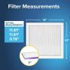 imageFiltrete 20x30x1 AC Furnace Air Filter MERV 12 MPR 1500 CERTIFIED asthma ampamp allergy friendly 3 Month Pleated 1Inch Electrostatic Air Cleaning Filter 2Pack Actual Size 1981x2981x078 in12x12x1