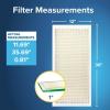 imageFiltrete Electrostatic Air Filter 700 MPR 16 in x 25 in x 1 in 406 cm x 635 cm x 25 cm12x36x1