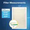 imageFiltrete Electrostatic Air Filter 700 MPR 16 in x 25 in x 1 in 406 cm x 635 cm x 25 cm135x215x1
