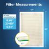 imageFiltrete Electrostatic Air Filter 700 MPR 16 in x 25 in x 1 in 406 cm x 635 cm x 25 cm17x21x1