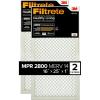 imageFiltrete 14x20x1 Air Filter MPR 2800 MERV 14 Healthy Living Ultrafine Particle Reduction 3Month Pleated 1Inch Air Filters 2 Filters16 x 25 x 1