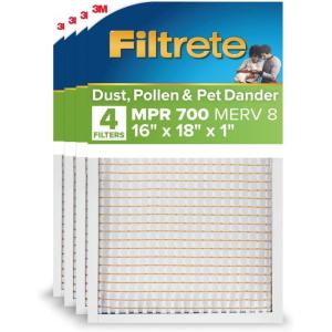 imageFiltrete Electrostatic Air Filter 700 MPR 16 in x 25 in x 1 in 406 cm x 635 cm x 25 cm16x18x1