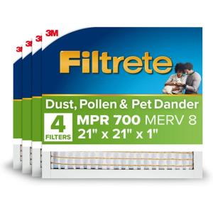 imageFiltrete Electrostatic Air Filter 700 MPR 16 in x 25 in x 1 in 406 cm x 635 cm x 25 cm21x21x1