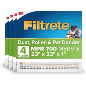 imageFiltrete Electrostatic Air Filter 700 MPR 16 in x 25 in x 1 in 406 cm x 635 cm x 25 cm23x23x1