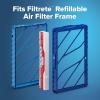 imageFiltrete 16x25x4 Refillable Air Filter replacement MPR 1000 MERV 11 Allergen Defense 2 Pack use with reusable air filter frame of Filtrete Refillable Air Filter Kit 16x25x4 for HVAC Furnace AC16x25x4