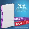 imageFiltrete 16x25x4 Refillable Air Filter replacement MPR 1000 MERV 11 Allergen Defense 2 Pack use with reusable air filter frame of Filtrete Refillable Air Filter Kit 16x25x4 for HVAC Furnace AC16x25x4