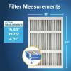 imageFiltrete 20x25x5 AC Furnace Air Filter MERV 13 MPR 1900 Premium Allergen Bacteria ampamp Virus Filter Electrostatic Air Cleaning Filter 2Pack Actual Size 1956 x 2413 x 475 in16x20x4