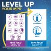 imageFiltrete 20x25x5 AC Furnace Air Filter MERV 13 MPR 1900 Premium Allergen Bacteria ampamp Virus Filter Electrostatic Air Cleaning Filter 2Pack Actual Size 1956 x 2413 x 475 in16x20x4