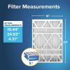 imageFiltrete 20x25x5 AC Furnace Air Filter MERV 13 MPR 1900 Premium Allergen Bacteria ampamp Virus Filter Electrostatic Air Cleaning Filter 2Pack Actual Size 1956 x 2413 x 475 in16x25x5 SlimFit