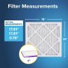 imageFiltrete 20x25x1 AC Furnace Air Filter MERV 12 MPR 1500 CERTIFIED asthma ampamp allergy friendly 3 Month Pleated 1Inch Electrostatic Air Cleaning Filter 6Pack Actual Size 1969x2469x07818x18x1