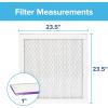 imageFiltrete 20x25x1 AC Furnace Air Filter MERV 12 MPR 1500 CERTIFIED asthma ampamp allergy friendly 3 Month Pleated 1Inch Electrostatic Air Cleaning Filter 6Pack Actual Size 1969x2469x078235 x 235 x 241