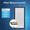 imageFiltrete 16x25x1 AC Furnace Air Filter MERV 14 MPR 2500 Premium Ultra Fine Particle 3Month Pleated 1Inch Electrostatic Air Cleaning Filter 2Pack Actual Size 1569 x 2469 x 081 in14x24x1