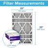 imageFiltrete High Performance Deep Pleat Filter NDP034IN4 20 in x 25 in x 4 in 508 cm x 635 cm x 101 cm 4 packs per case20x25x4