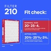 image:imageFiltrete 210 Air Filter AprilAire 210 Replacement Filters MERV 11 MPR 1000 Allergens amp Pet Dander 12Month ACFurnace Filters Cleaner Air Reliable Airflow 1 HVAC Filter