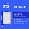 image:imageFiltrete 20x25x4 Air Filter Replaces AprilAire 213 Filters MERV 13 MPR 1900 Allergens Bacteria Viruses amp Air Pollutants 12Month ACFurnace Filters Cleaner Air Reliable Airflow 1 HVAC Filter